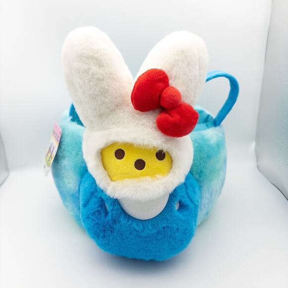 NWT Peeps X Hello Kitty Easter Plush Bunny 2025 New 18” Stuffed Basket NEW - Picture 1 of 9
